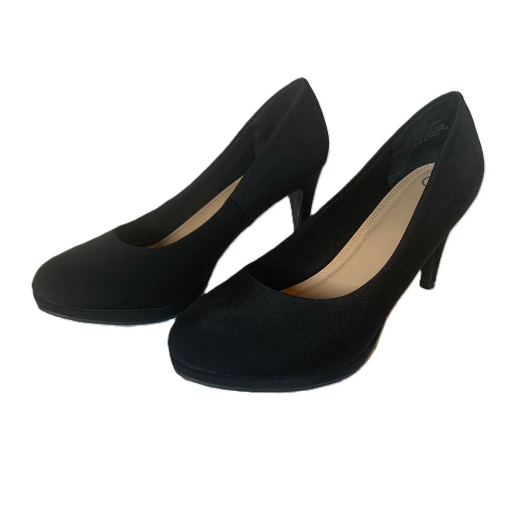 C&M Glamour High Heels Women's Size 11M Black
